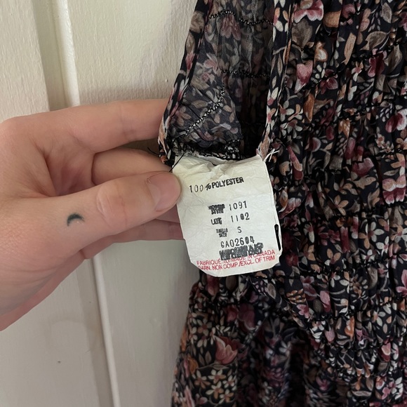 Vintage Floral Mini Dress - Picture 6 of 6